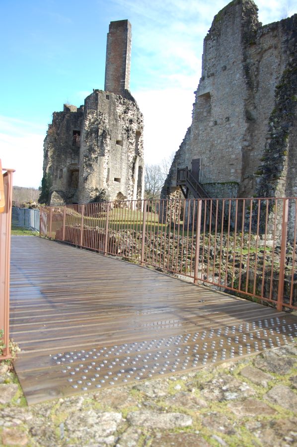 passerelle bois métal Les Cars-ALUPA-Viviant-